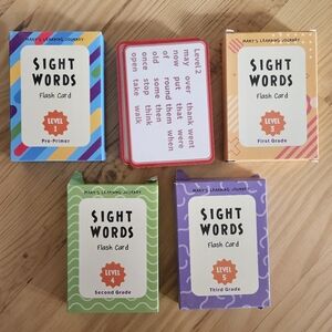 Children's Sight Word Cards